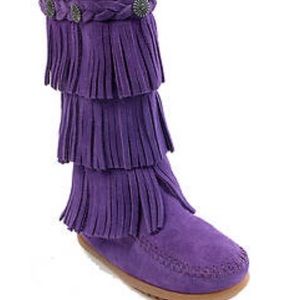 Minnetonka 3 Layer Fringe Boot